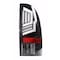 Winjet Sequentail Tail Lights - Glossey Black/Clear CTWJ-0704-GBC-SQ - alternate 1